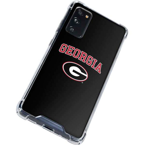 University of Georgia Collegiate Text Galaxy S20 FE Clear Case